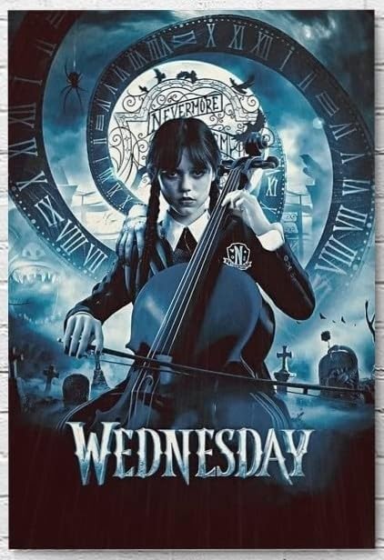 Amazon.co.jp: 映画ポスター ウェンズデー Wednesday アダムス